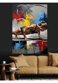 Resim Ahşap Tablo Şehir Sokaklarında Klasik Antika Araba 