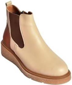 Resim fox SHOES V555115103 Hakiki Deri Kalın Tabanlı Kadın Bot 