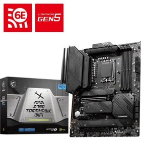 Resim Msı Mag Z790 Tomahawk Wıfı Ddr5 7200mhz 4xm.2 1xhdmı 1xdp Usb 3.2 1700 Atx 12. / 13. Ve 14. Nesil İşlemci Uyumlu 