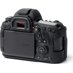 Resim Easycover Canon 6D Mark2 Silikon Kılıf + Ekran Koruyucu (Siyah) 