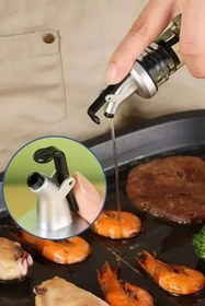 Resim Markafox Kapaklı Şişe Ucu Servis Aparatı Damlalık Yağdanlık Tıpa Tapa Mantar 