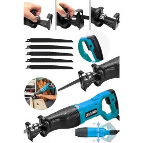 Resim Steiner Alman Turbo 3001 Devir Ayarlı Tilki Kuyruğu Bakır Sargı Motor Kemik Tuğla Beton Kesme 