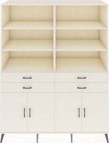 Resim Kronos Gardrop 8 Raflı 4 Çekmeceli 4 Kapaklı 176x59x221 Aytaşı-aytaşı Aytaşı 