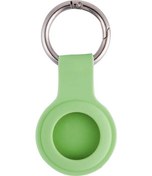 Resim Zore Airtag 01 Uyumlu Silikon Anahtarlık-turkuaz 