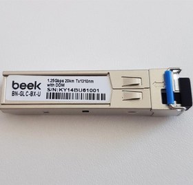 Resim Beek 1.25Gbps 20km 1310-nm TX\u002F1490-nm, Cisco, Extreme, NORTEL, ZTE, Huawei, Alcatel, ZyXEL, Netgear, AVAYA, Juniper, Linksys, Enterasys ürünleriyle uyumlu 