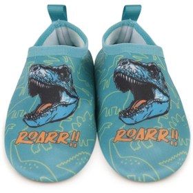 Resim Civil Boys Roarr Baskılı Tabanlı 26-30 Numara Deniz Ayakkabısı - Yeşil - Petrol / 30 Numara 