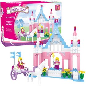 Resim Sole Ausini-asya Bricks 24502, Fairyland 245 Parça Şato Ve At Arabası Temalı Lego Seti 