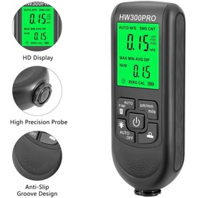 Resim Epilons HW-300PRO Oto Boya Kalınlık Ölçer 0-2000µm Fe & NFe Kaplama Kalınlık Test Cihazı 