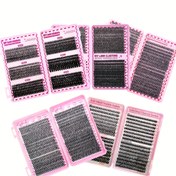 Resim DIY Kirpik Uzatma Kütleleri Kitabı - D Curl Mega Hacim Bireysel Kirpikler, Başlangıçlar İçin Adım Adım Kılavuz, Doğal ve Kedi Göz Stilleri, Evde Tekrar Kullanılabilir Sahte Kirpikler, Kirpik Uzatma Setleri, Güzellik Kılavuzları, Kolay Uygulama, Dayanıklı Yapıştırıcı 