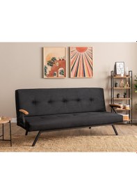 Resim Pafu Zven Üçlü Yataklı Koltuk - Soho Siyah Siyah 