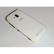Resim Nokia 610 Full Kasa Kapak Tuş Takımı N610 Uyumlu Beyaz Renk Orta 