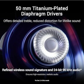 Resim Rog Delta Iı Kablosuz Oyun Kulaklığı 50mm Titanyum Sürücüler, Rog Speednova, 10mm Süper Geniş Mikrofon, 153-saat Pil Ömrü, Dualflow Ses, Bt, 2.4ghz, 3.5mm, Pc, Swıtch, Ps4, Ps5, Xbox Uyumlu 1 
