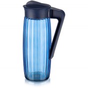 Resim Qlux Boutique Çizgili Sürahi - 1600 ml - Lacivert 