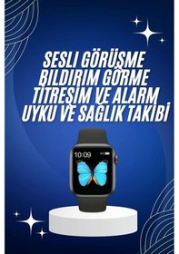 Resim Arama Cevaplayabilen Akıllı Saat Bluetooth Bağlantılı Sosyal Medya Girişli 