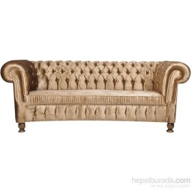 Resim Gold Chesterfield Koltuk 