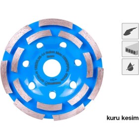 Resim di-star Baumesser 125 Mm Beton Çanak Disk Kuru Kesim Elmas Testere 