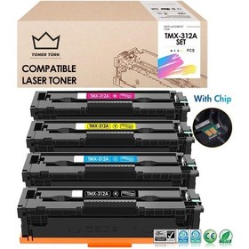 Resim Hp Color Laserjet Pro Mfp M476Dw Uyumlu Toner Takım / Hp 312A 