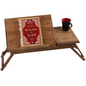 Resim Keyiftepsisi-ahşap Laptop Masası - Çalışma Masası - Laptop Sehpası 