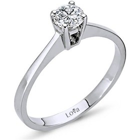 Resim Lova D Renk 0,30 Karat Pırlanta Tektaş Yüzük - 1020107 