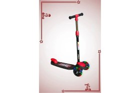 Resim Elura Yeni 3 Tekerlekli Çocuk Scooter LED Işıklı 