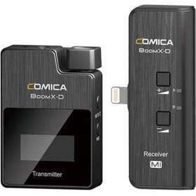 Resim Comica Boomx-d Mı1 Apple Uyumlu iOS Tekli Yaka Röportaj Mikrofonu Apple Uyumlu iPhone İçin 