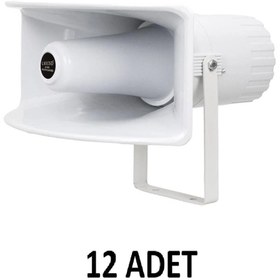 Resim LSOUND 12 Adet - Yassı Abs Horn - Boş Kasa 