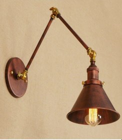 Resim Riolight Retro Bakır Eskitme Üç Mafsallı Aplik Eskitme 