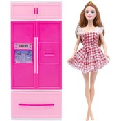 Resim Nessiworld Anlily İlk Mutfak Setim Bebekli Buzdolabı 