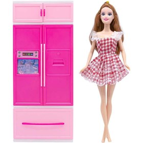 Resim Nessiworld Anlily İlk Mutfak Setim Bebekli Buzdolabı 