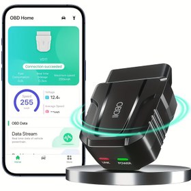 Resim OBD2 Tarama Okuyucu Kablosuz Otomatik Teşhis Aracı için iOS & Android Performans Testi, 5.4 Araba Motor Kontrolü Hata Kodu Okuyucu, Canlı Veriler Sıfırlama Özel Uygulamalı 