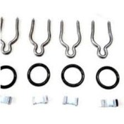 Resim Opel Astra G 1998 Sonrası Kalorifer Radyatör Bağlantı Aparat Seti 4 Klips 4 Oring 