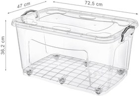 Resim 80 lt Roller Tekerlekli Saklama Kabı 