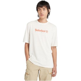 Resim Timberland UV-PROTECTION OUTDOOR GRAPHIC TEE Erkek T-Shirt TB0A5SFXCL61 Beyaz-M 