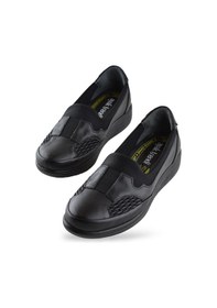 Resim 4217 Tam Ortopedik Taban Günlük Hakiki Deri Kadın Ayakkabı Anne Ayakkabısı Siyah 