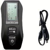 Resim Profesyonel Lazer Mesafe Ölçer - Sağlam 30m/100ft Aralık, Net LCD Ekranlı Uzaklık Metre, Tek Dokunuşla Ölçüm, İnşaat, İleri Sınıf Orman ve Haritalama için C uyumlu 