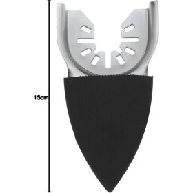 Resim Worx WA2173 Çok Amaçlı Raspalama Makinesi Için 1mm Cırtlı Universal Parmak Zımpara Tabanı 