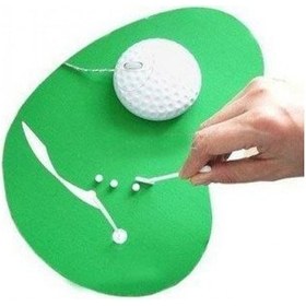 Resim Masa Üstü Golf Oyunu Mouse Ve Mouse Pad Seti 