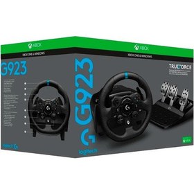 Resim Logitech G923 DRIVING FORCE Xbox/Pc Uyumlu Direksiyon Seti 