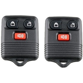 Resim Wezone 2 Adet Ford/lincoln/mazda Uyumlu 3 Tuşlu Anahtar Kumandasını Yerine Geçirici Kumanda Siyah - Pil Ve Elektronik Aygıtlar Yüklü 