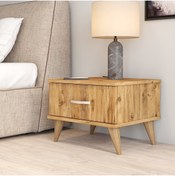 Resim Tanmob Komidin 1 Çekmeceli Çam - Kmd0102 