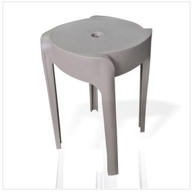 Resim Sert Plastik Kırılmaz Hafif 45 Cm Banyo Balkon Mutfak Taburesi 