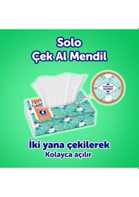 Resim Solo Çek-Al Mendil 4 x 150'li 