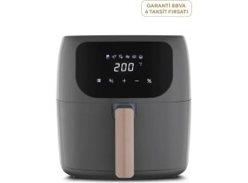 Resim Fakir Easy Chefry Gri Sıcak Hava Fritözü Airfryer 