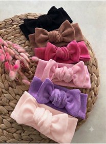 Resim ALYAKİDS Kız bebek 6 lı bandana seti 