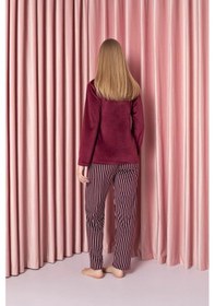 Resim Sude Kadın Kışlık Kadife Pijama Takımı K200/812 - 1 Adet 001 