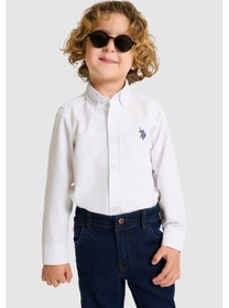 Resim U.S. Polo Assn. U.s. Polo Assn. Erkek Çocuk Beyaz Gömlek Basic 50324687-vr013 