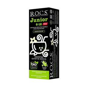 Resim Rocs Junior 6-12 Yaş Hindistan Cevizi Aromalı Diş Macunu - 6-12 Yaş 