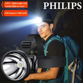 Resim Philips Ultra Parlak Kafa Lambası, Şarj Edilebilir El Feneri, 200 Saat Pil Ömrü, Akıllı Sensör, İki Renkli Güç Gibi Kamp Balık Avcılığı Acil Durumlar Dış Mekan Büyük Kapasiteli 240 Lümen 1200mAh - SFL1342, Kamp Farı, Balıkçılık Lambası,Kamp Malzemeleri,Taşınabilir El Feneri,Eller Serbest Aydınlatma,Dayanıklı İnşaat,Uzun ömürlü Işık,Highlumen El Feneri,Kampçılar ve Yürüyüş Severler,Balıkçılar ve Avcılar 