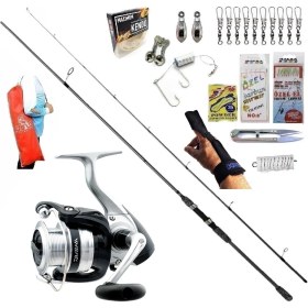 Resim Oslo Okuma Wave Up 270CM 10-40GR Daiwa Strikeforce 2500 Kıyı Spin Olta Takımı Seti 