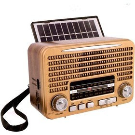 Resim Everton Rt-642 (Solar Güneş Panelli) -Usb-Tf-Am-Fm-Sw-Blue-Connect-Tws-Usb Şarj Nostaljik Radyo 